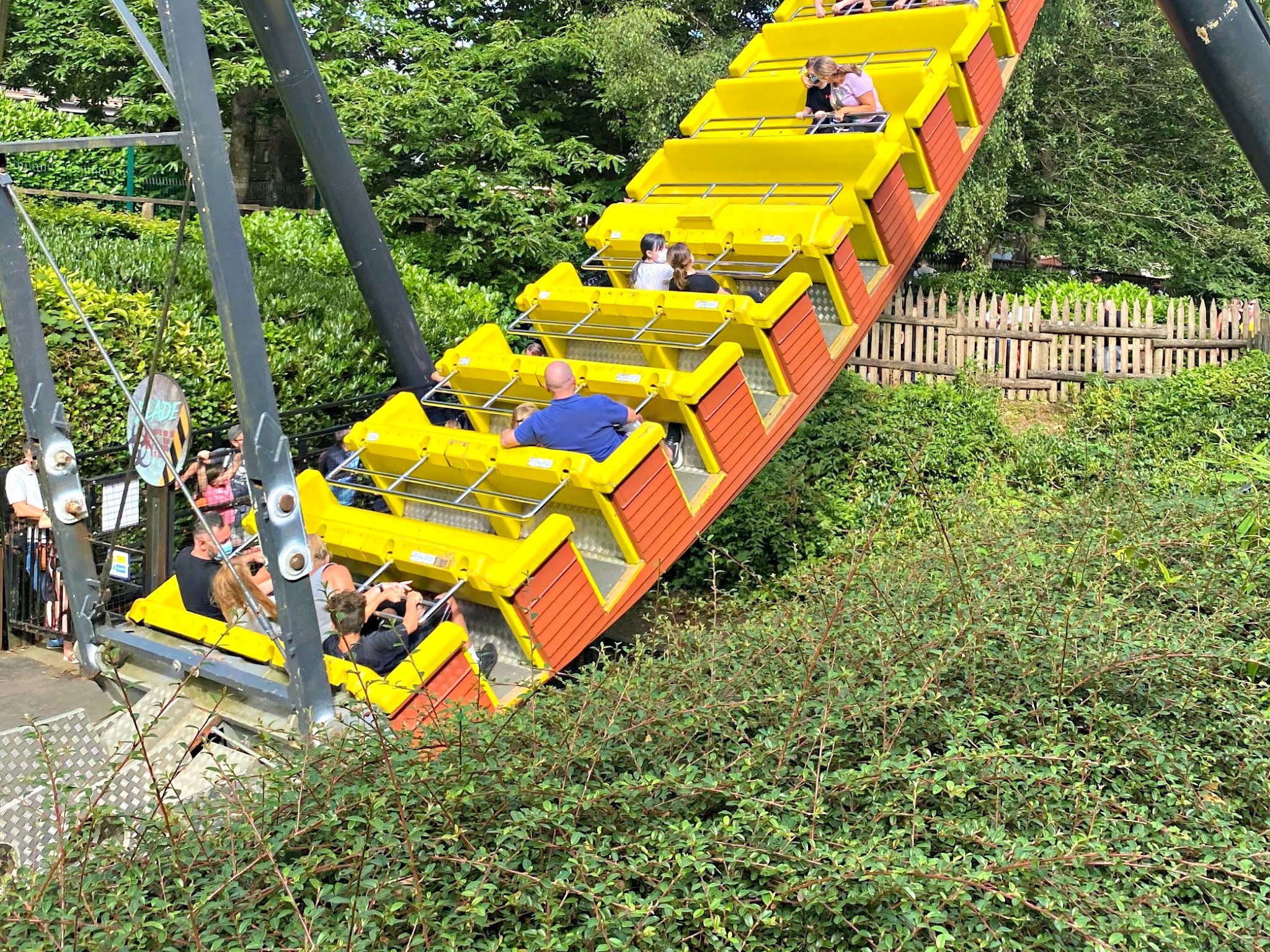 The Blade ride at Alton Towers