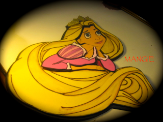 Rapunzel en goma eva