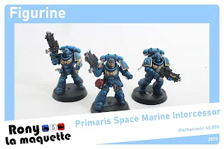 Figurines Warhammer 40,000, Primaris Space marine Intercessor