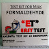 Milk Test Kit - Formaldehyde Test