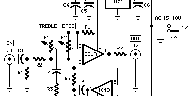 Preamplifier Tone Kontrol