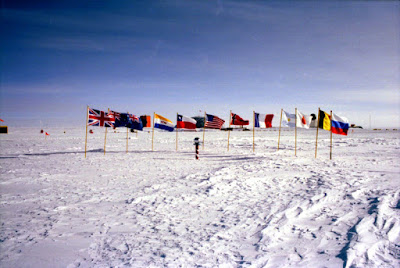 cerimonial south pole marker