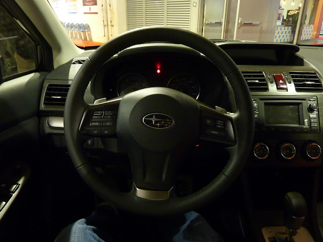 Subaru Crosstrek steering wheel