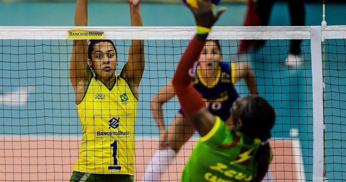 Sub-23 do vôlei feminino do Brasil derrota Camarões em ...
