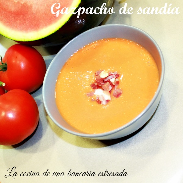 Receta de gazpacho de sandía paso a paso