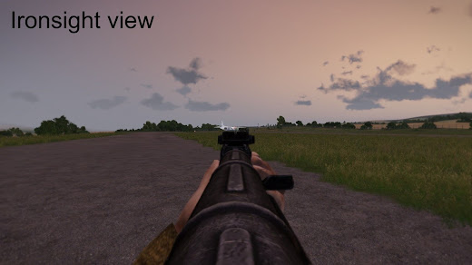 武器で照準した時に、視界のズームを無効化するArma3用Ironsight MOD