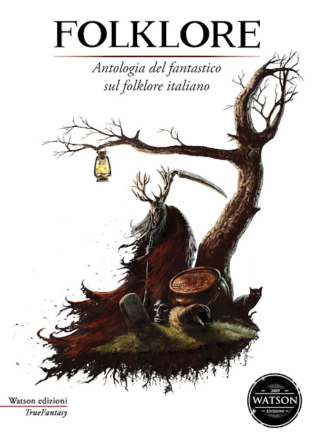 La copertina del libro Folklore: l'antologia di racconti fantastici sul folklore italiano