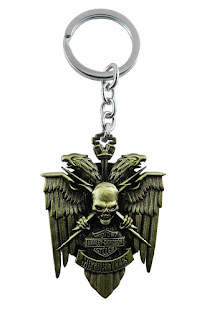 Skull Eagle Bird Wings Collectible Unisex Metal Keychain