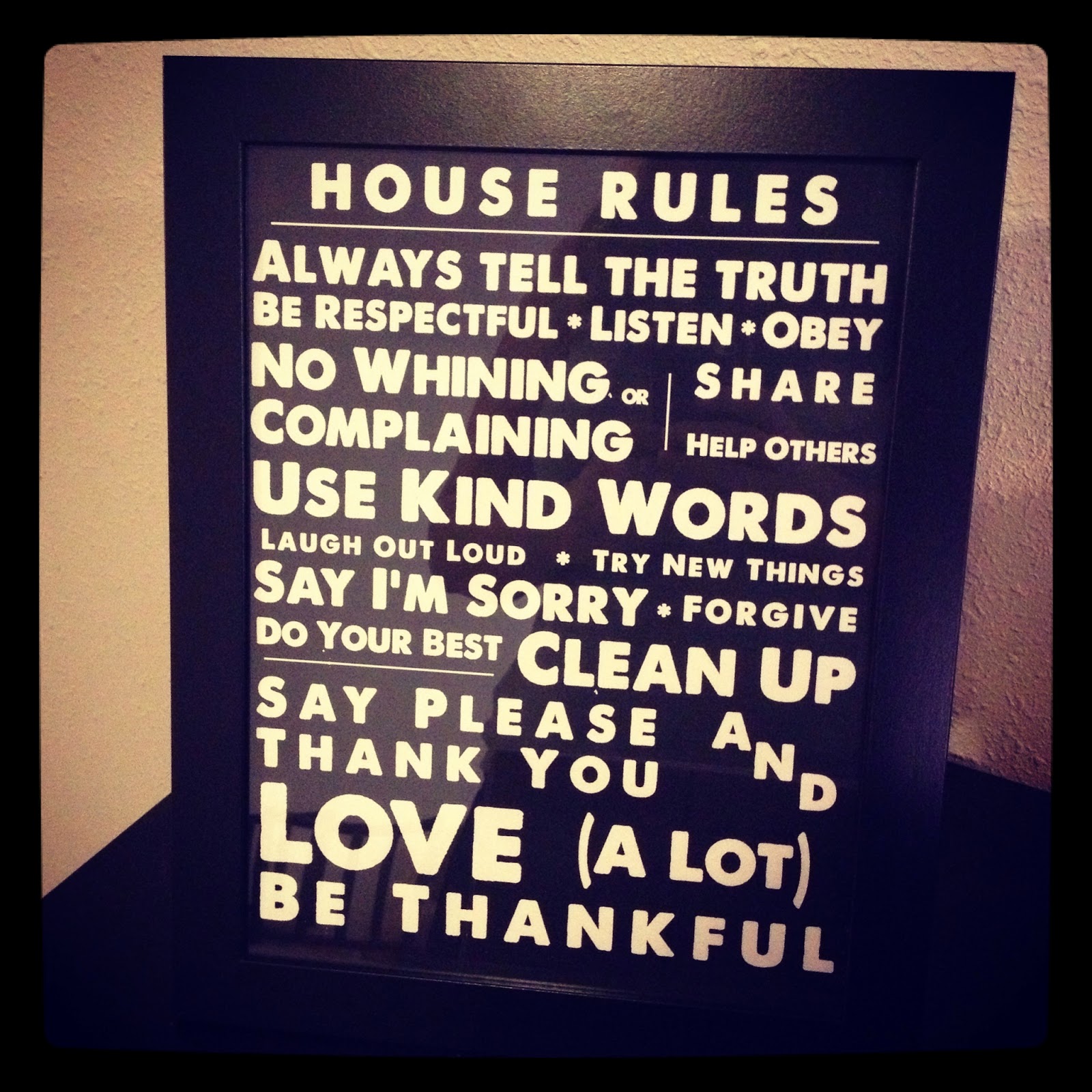 kept seeing these subway style house rules all around the inter webs ...