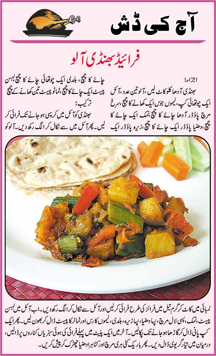 Daily Cooking Recipes in Urdu: Fried lady Finger Recipe in ...