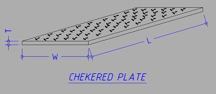 Gambar teknik: PLAT BORDEST