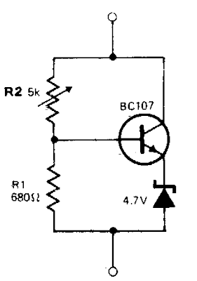 Variable Zener Diode Circuit Diagram