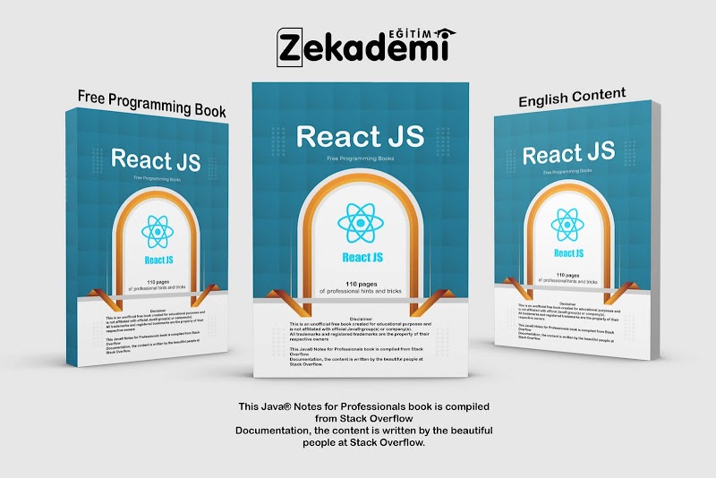 Ücretsiz React JS Programlama Kitabı | Free React JSProgramming Book