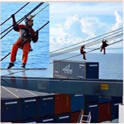 Seafarers working aloft