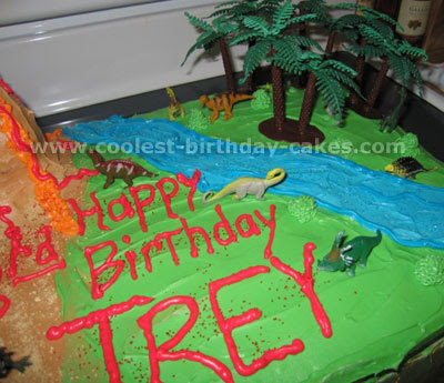 Dinosaur Birthday Cake on Dinosaur Birthday Cake 06 Jpg