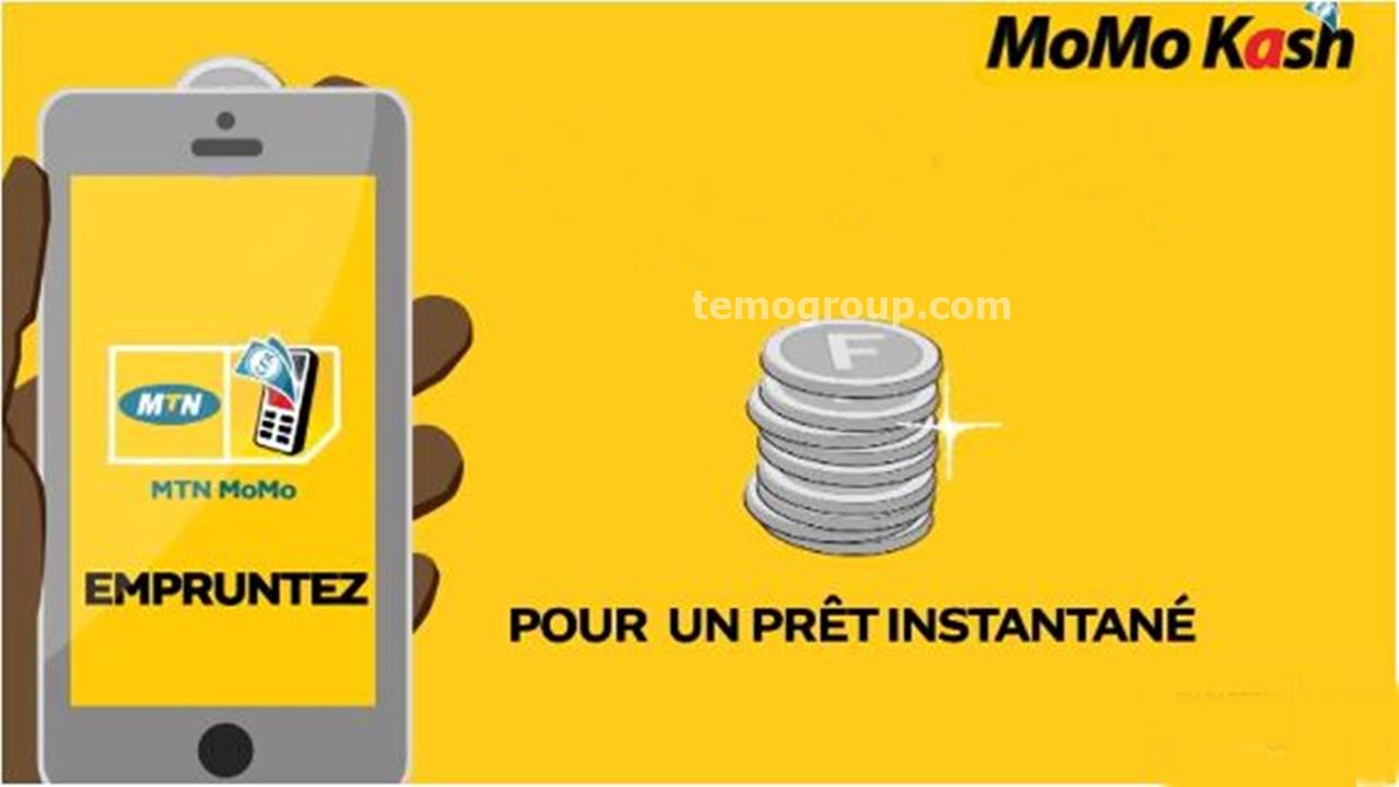Momo Kash Prêt Cameroun Code: Emprunter de l'Argent sur MTN Money