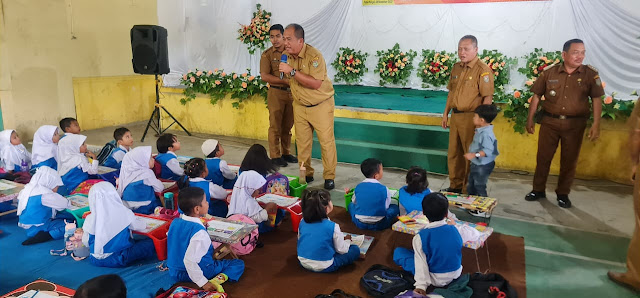 Wakil Bupati Asahan Hadiri Lomba di PKG Guru KB/TK Kecamatan Pulau Rakyat.