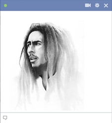 Bob Marley Emoticon Drawing
