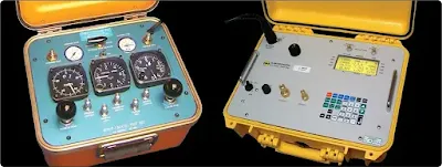 Aircraft analog and digital pitot static test unit