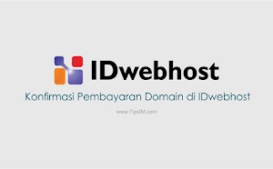 Panduan Cara Konfirmasi Pembayaran Domain di IDwebhost