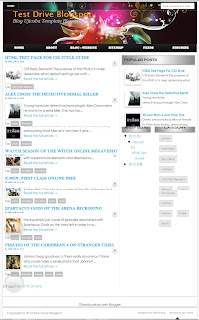 Test Drive Seo Friendly Blogger Template