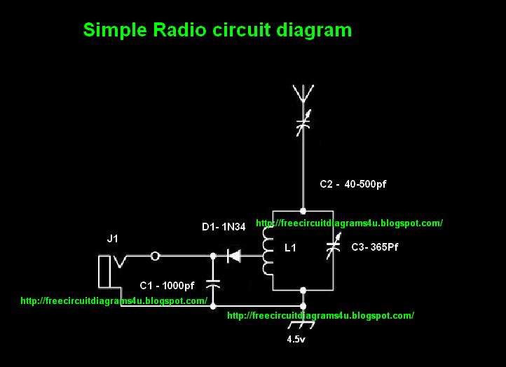 Simple radio circit diagram Circuit Schematic With Explanation