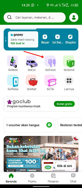 Cara Mendapat Voucher Gojek Gratis