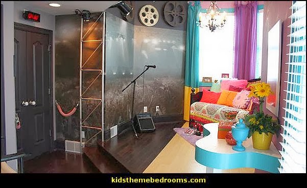 Music bedroom decorating ideas - rock star bedrooms - music theme ...