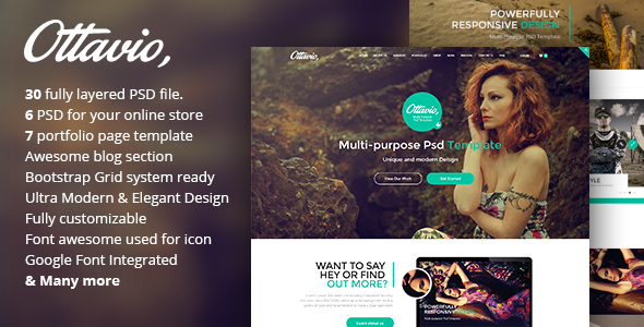 Ottavio - Creative Multipurpose PSD Template