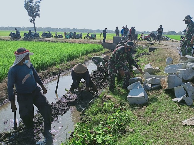 Ditengah Pandemi Covid-19 tetap Semangat Laksanakan Pra TMMD Reguler 112 Di Desa Majasto