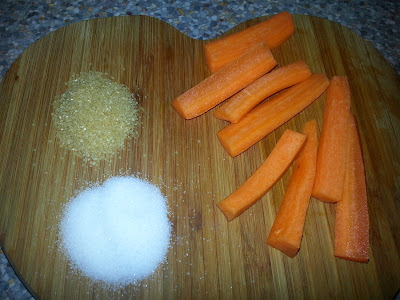 Carrots and sugar