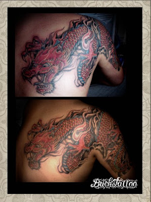 Fierce Dragon Tattoo Designs