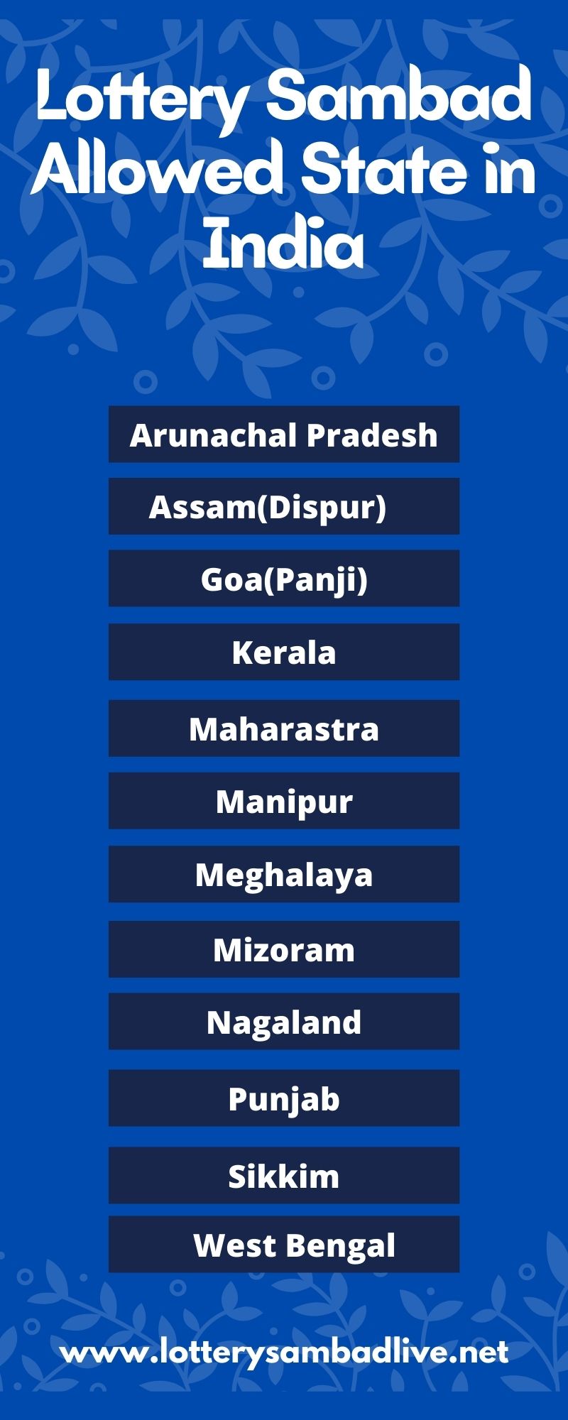 Lottery Sambad Allowed State in India Lottery Sambad Allowed State in India
