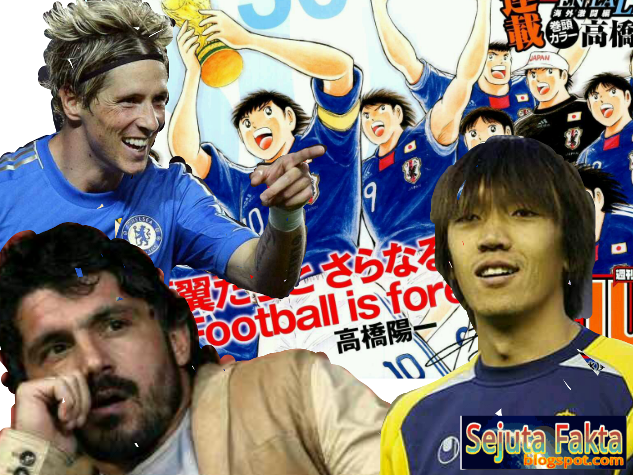 3 Pemain Sepakbola Dunia Yang Menyukai Kartun Captain Tsubasa
