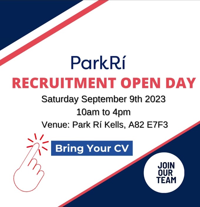 Park Rí Kells are holding a RECRUITMENT Day