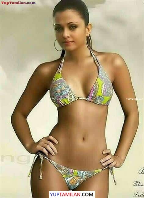 Aishwarya Rai Sexy Fake Bikini and Lingerie Photos