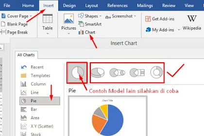 Cara Membuat Diagram Lingkaran Di Word Biar Keren