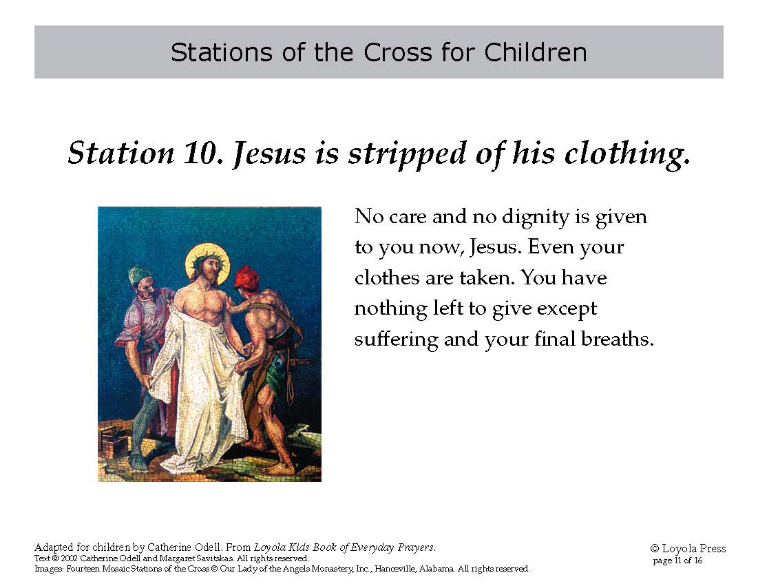 Servants of the Holy Trinity: Stations of the Cross for 