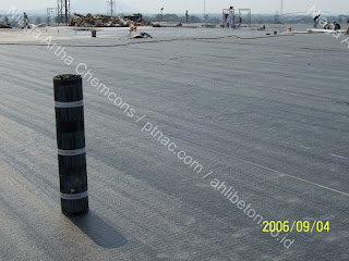 waterproofing membrane bakar pada area atap