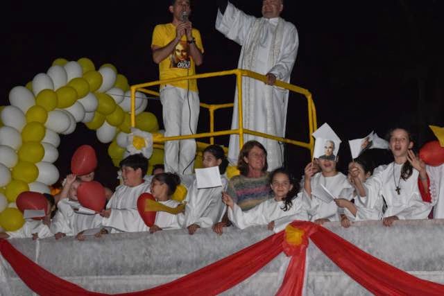 Chegada e celebração relíquia sangue São Luiz Orione