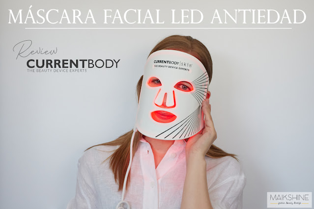 Review máscara facial LED antiedad