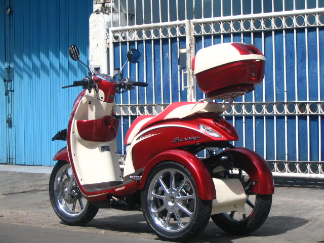  Modifikasi  JOK  MOTOR  Paket BOX GIVI untuk SCOOPY FI 