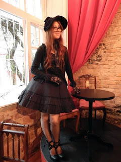 ero lolita coordinate with bolero on