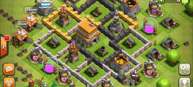 لعبة clash of clans للايفون