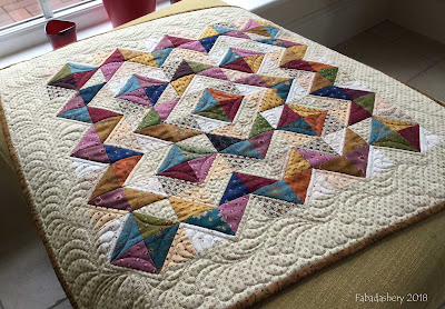 Half Square Triangle quilt layout