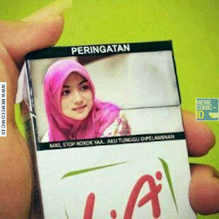 Meme Comic Indonesia terbaru Lucu LA Rokok