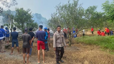 Dua Belas Ekor Kambing Ludes Terpanggang Api di Kabupaten Sambas