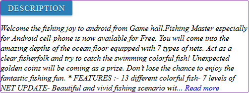 Fishing Master game review