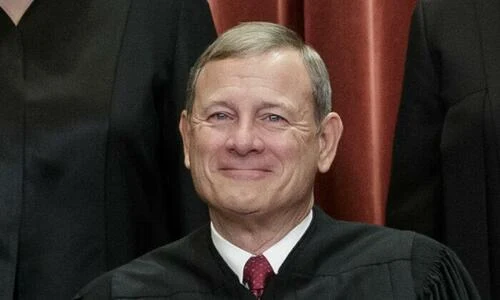 Chief Justice John Roberts at the Supreme Court Building in Washington on Nov. 30, 2018.