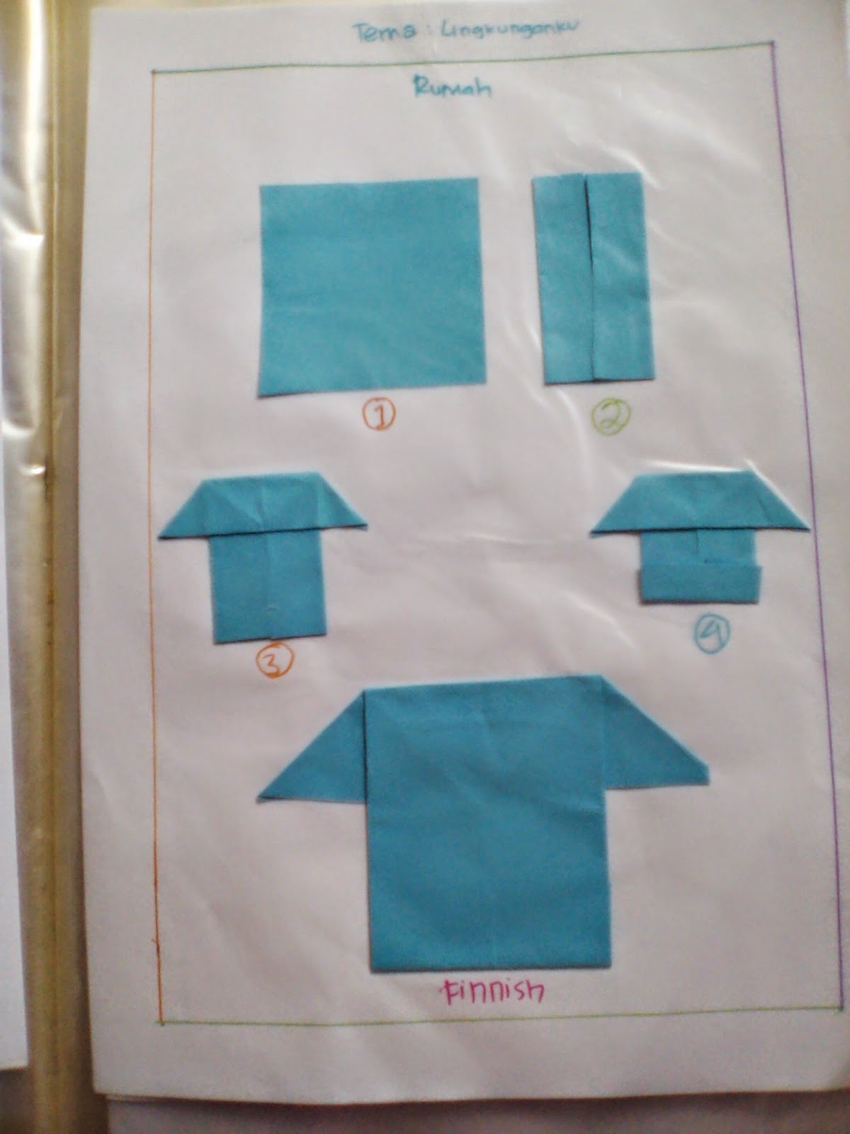 Rahmi Syah Putri Cara Cara Melipat Origami Sesuai dengan 